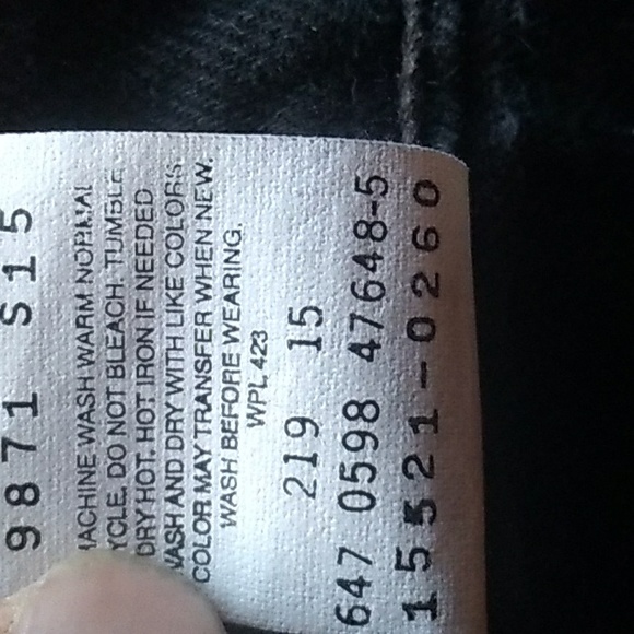 ⚜ Vintage Black High Mom Levi’s 512 Denim NOS Sz 7/8 fits Best - Picture 10 of 13